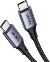 Ugreen 15311 USB-C apa - USB-C apa Adat és töltő kábel - Szürke (1m)
