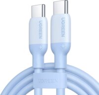 Ugreen US563 USB-C apa - USB-C apa 2.0 Adat és töltő kábel - Kék (2m)