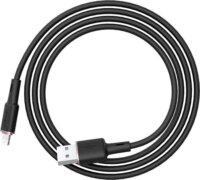 Acefast C2-02 USB-A apa - Lightining apa Adat és töltő kábel - Fekete (1.2m)