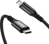 Choetech XCC-1007 USB-C apa - USB-C apa 3.1 Adat és töltő kábel - Fekete (2m)