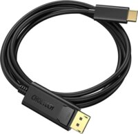 Choetech XCP-1801BK USB-C - Display Port Kábel 1.8m - Fekete