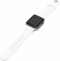 Fusion Apple Watch S4/S5/S6/S7/S8/S9/SE/Ultra Szilikon Szíj 42/44/45/49mm - Fehér