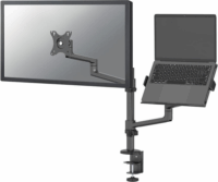 NewStar DS20-425BL2 17"-27" LCD TV/Monitor asztali tartó laptop állvánnyal - Fekete (1 kijelző)