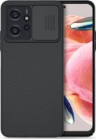Nillkin CamShield Xiaomi Redmi Note 12 4G Szilikon Tok - Fekete