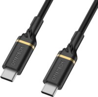 OtterBox 78-52541 USB-C apa - USB-C apa Adat és töltő kábel - Fekete (1m)