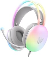 Onikuma X25 RBG Vezetékes Gaming Headset - Fehér