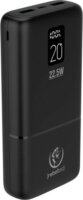 Rebeltec P20 LCDPD Powerbank 20000mAh (1.5-5A / 5-20V) - Fekete