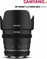 Samyang Cine MF 50mm T1.5 VDSLR MK2 objektív (Sony E)