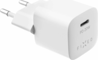Fixed Mini Travel Charger USB-C Hálózati töltő - Fehér (20W)