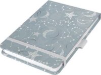 Siegel Jolie Cosmic Fantasy Grey 79 lapos 110x79mm pontrácsos jegyzetfüzet - Mintás