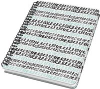Siegel Jolie Curly Mint 60 lapos 162x215mm pontrácsos spirálfüzet - Mintás