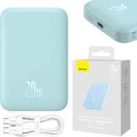Baseus Magnetic Mini MagSafe Powerbank 6000mAh (3A / 5-12V) - Kék