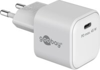 Goobay 65332 USB-C Hálózati töltő - Fehér (45W)