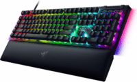 Razer BlackWidow V4 Mechanikus Vezetékes Gaming Billentyűzet, zöld kapcsolóval - Angol (US) - Fekete