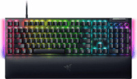 Razer BlackWidow V4 mechanikus vezetékes Gaming Billentyűzet, sárga kapcsolóval (US) - Fekete