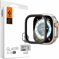 Spigen Glas.tR Slim Pro Apple Watch Ultra Kijelzővédő üveg - Fekete (49mm)
