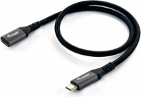 Equip USB-C anya - USB-C apa 3.2 Hosszabbító kábel - Fekete (1m)