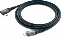 Equip USB-C apa - USB-C apa 2.0 Adat és töltő kábel - Fekete (1m)