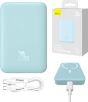 Baseus Magnetic Mini MagSafe Powerbank 10000mAh (1.5-3A / 5-12V) - Kék