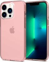 Spigen Crystal Flex Apple iPhone 13 Pro Max Tok - Rózsaszín/Átlátszó