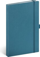Realsystem Vivella Teal 130 × 210mm Pontozott notesz - Kék