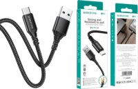 Borofone BX54 USB - Micro USB Adat és töltő kábel (1m) - Fekete