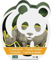 Ambassador Állatok - 12 darabos kétoldalas puzzle