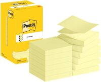3M Postit Super Sticky Öntapadó jegyzettömb - Sárga (12 x 100 lap / tömb)