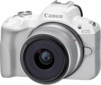 Canon EOS R50 Tükörnélküli fényképezőgép ++ RF-S 18-45mm F4.5-6.3 KIT - Fehér