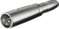 Goobay 27454 XLR apa - 6.35mm Jack anya Adapter