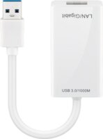 Goobay 95442 USB-A apa - RJ45 anya Adapter