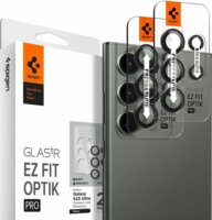 Spigen Ez Fit Optik Samsung Galaxy S23 Ultra Tempered kamera védő üveg - Fekete (2db)