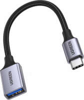 Ugreen US378 USB-C 3.0 apa - USB-A 3.0 anya OTG Adapter - Fekete
