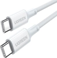 Ugreen 15266 USB-C apa - USB-C apa 2.0 Adat és töltőkábel - Fehér (0.5m)