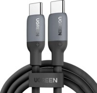 Ugreen US563 USB-C apa - USB-C apa 2.0 Adat és töltőkábel - Fekete (1.5m)