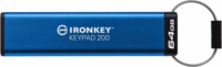 Kingston IronKey Keypad 200 USB 3.2 Gen1 64GB Pendrive - Kék