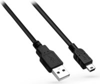 Venom USB-A apa - micro USB apa töltő kábel - Fekete (2m)