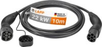 Lapp Mobility 64691 Type 2 Elektromos autó töltőkábel 10m (22kW - 32A) - Fekete