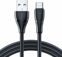 Joyroom USB-A apa - USB-C apa töltő és adat kábel - Fekete (3m)