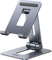 Ugreen LP678 Mobiltelefon Univerzális Asztali Állvány - Ezüst