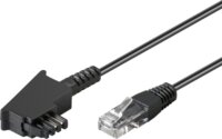 Goobay 60660 TAE-F Kábel 20 m - Fekete