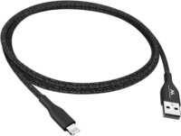 Maclean MCE845B USB-A apa - Lightning apa Adat és Töltőkábel - Fekete (1m)