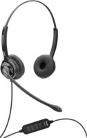 Axtel MS2 Duo NC (USB-A) Vezetékes Headset - Fekete