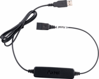 Axtel AXC-USB-A30 USB-A apa - QD anya Adapter - Fekete