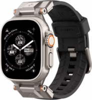 Spigen DuraPro Armor Apple Watch S4/5/6/7/8/SE Szilikon szíj 49/45/44/42mm - Fekete