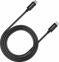 Canyon UC-44 USB-C apa - USB-C apa 4.0 Adat és töltőkábel - Fekete (1m)