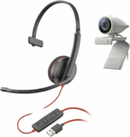 Plantronics Poly Studio P5 Webkamera + Poly Blackwire 3210 Headset