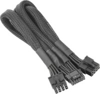 Thermaltake AC-063-CN1NAN-A1 PCI-E Y-tápkábel 0.6m - Fekte