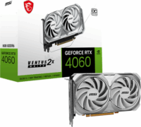 MSI GeForce RTX 4060 8GB GDDR6 Ventus 2X White 8G OC Videókártya