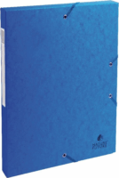 Exacompta A4 Prespán karton gumis box - Kék